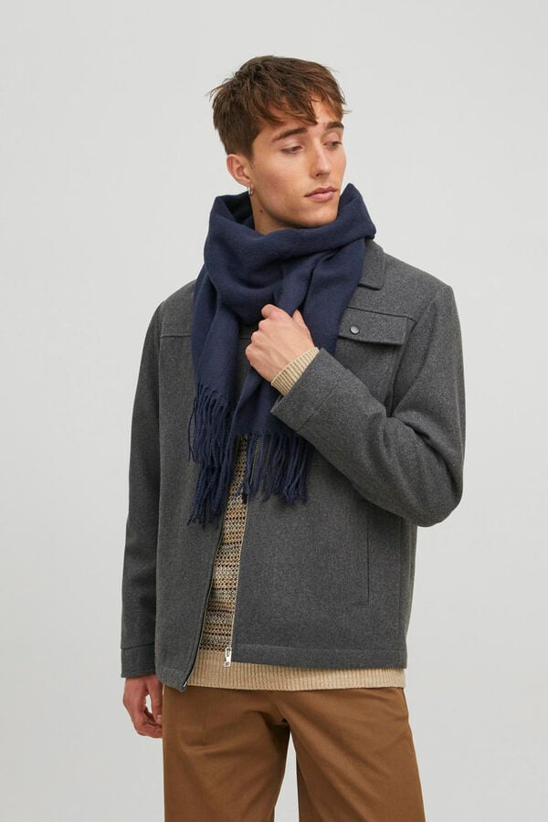 Jack & Jones Bufanda ligera azul