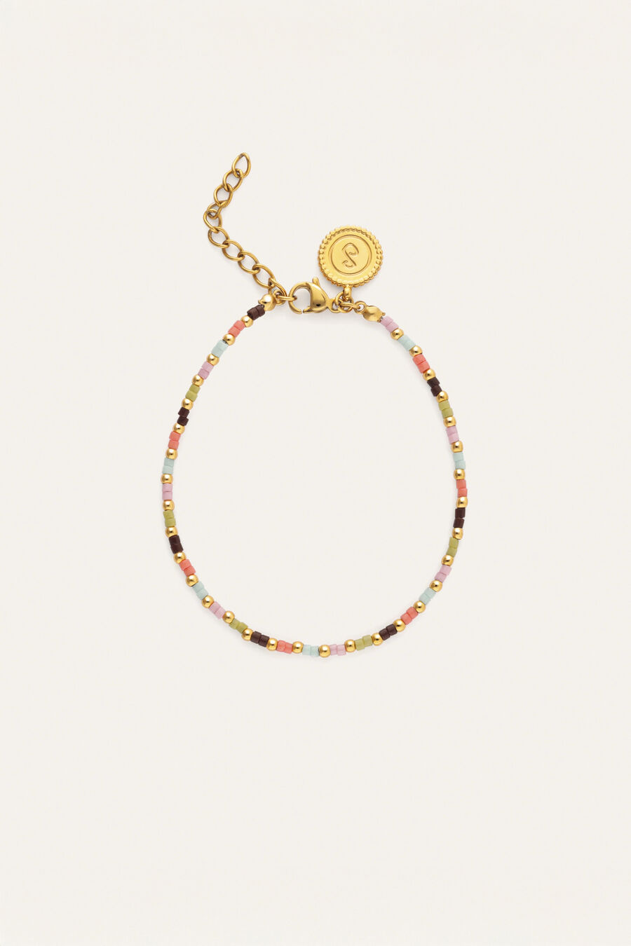 Pulsera Joy Colors Acero Baño Oro