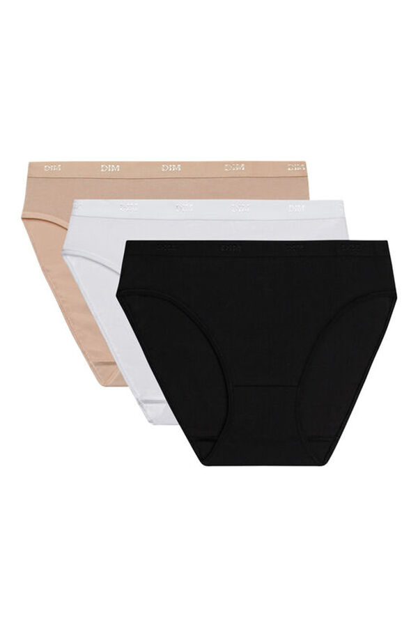 DIM Pack 3 bragas Pockets Ecodim estampado