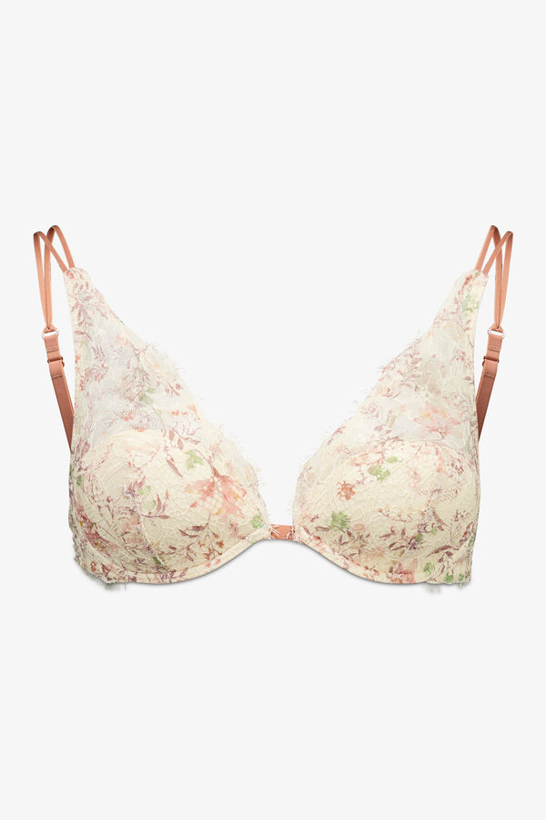 Women'secret Raznobojni halter grudnjak sa čipka Print