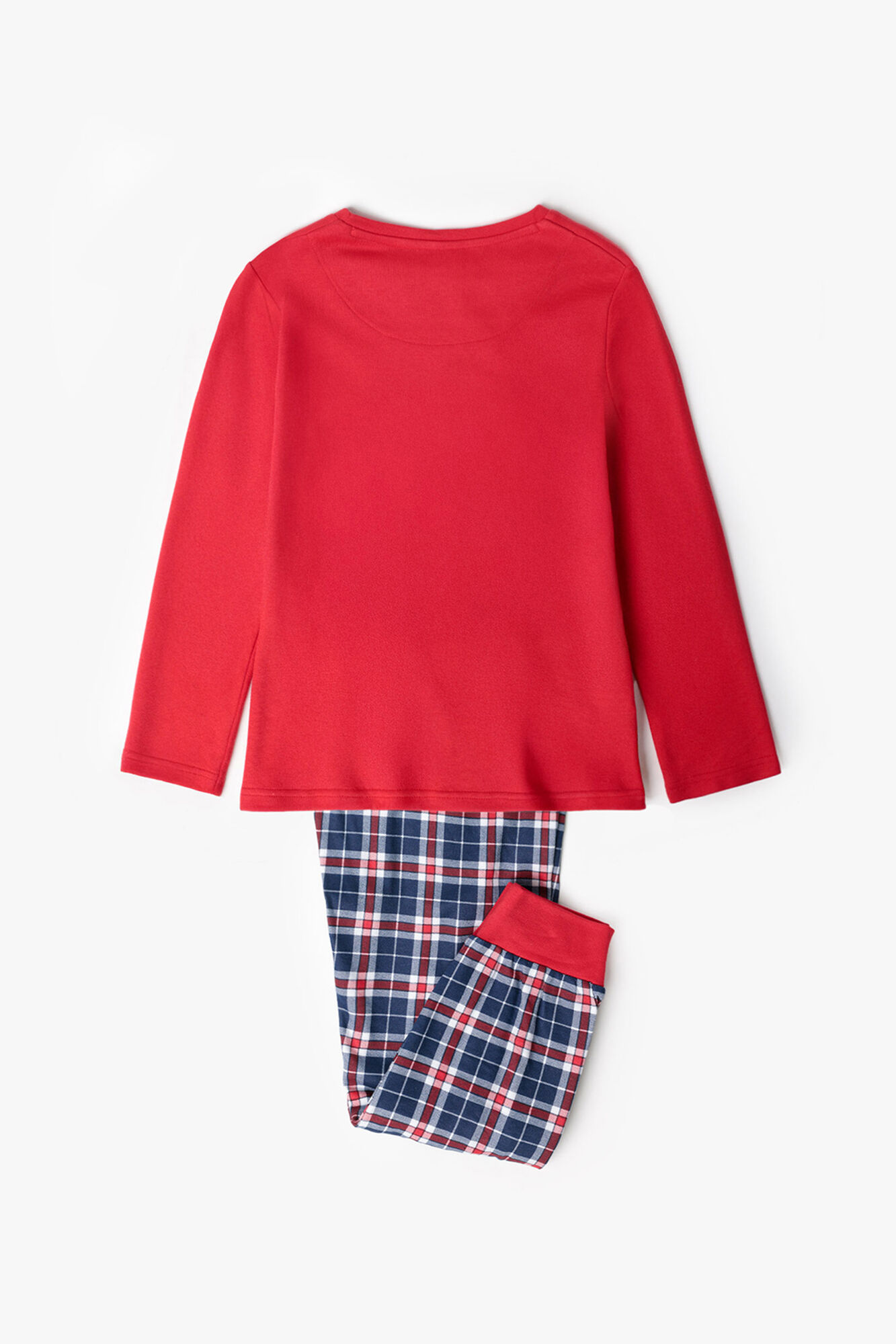 Admas Pijama infantil comprido Snoopy xadrez 100% algod&atilde;o