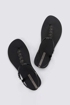 Ipanema Sand&aacute;lia com tira em T e brilho