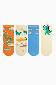 Penti Pack 4 calcetines dinosaurios estampado