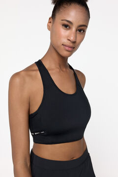 Only Play Sujetador deportivo reversible negro/estampado