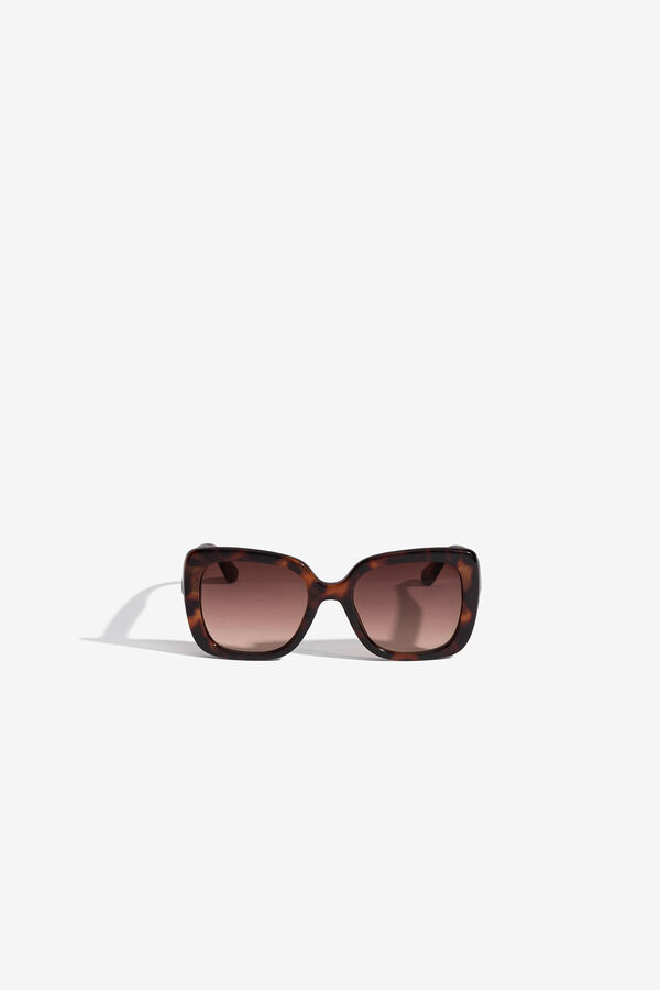 Vilanova Gafas de Sol Cuadradas Carey marr&oacute;n