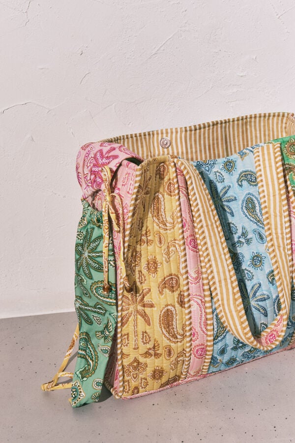 Women'secret Raznobojna velika printana ta&scaron;na Print