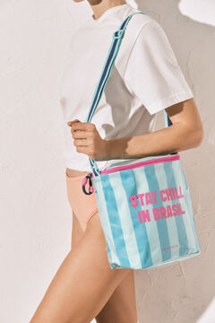 Women'secret Plava rashladna torba na pruge