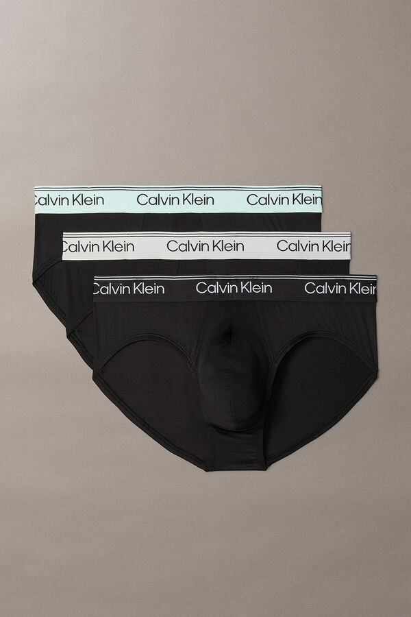 Calvin Klein Pack 3 slips negro