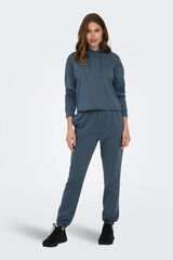 Only Play Cal&ccedil;as jogger algod&atilde;o cinzento