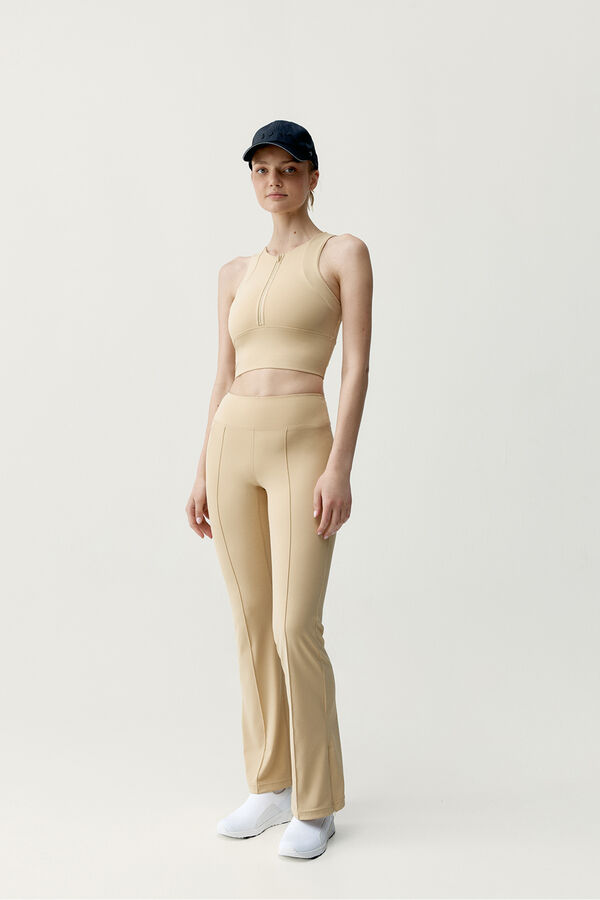 Born Living Yoga Beige sports leggings MARINA brown