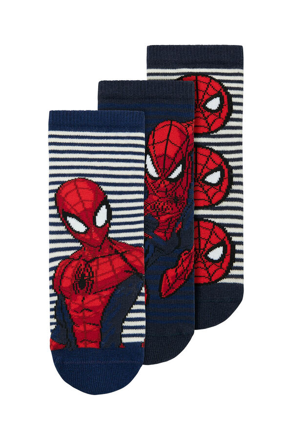 Name it Pack of three Spiderman socks blue