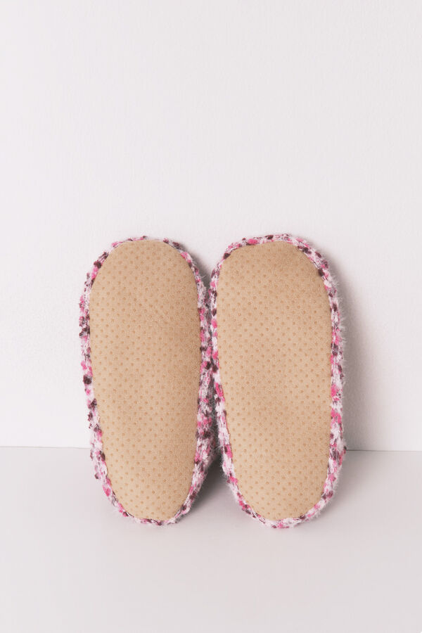 Women'secret Roze pletene kratke čarape Roze