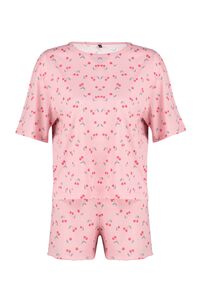 Trendyol Conjunto de pijama corto cerezas