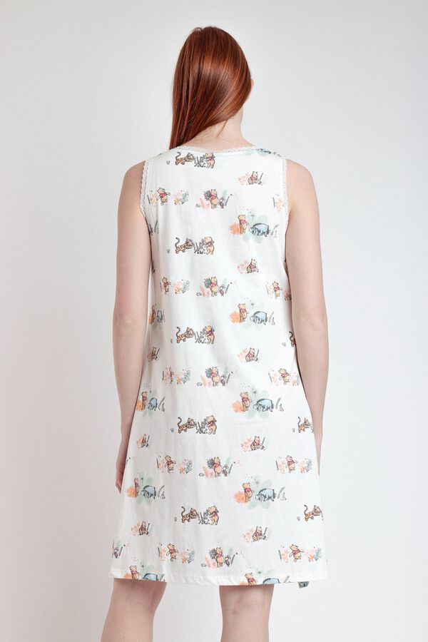 Admas Winnie the Pooh maternity nightgown grey