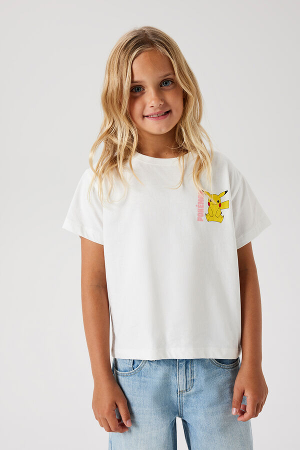Name it Camiseta feminina do Pikachu branco
