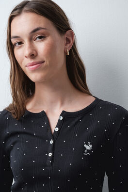 Pijama largo estrellas botones Woodstock