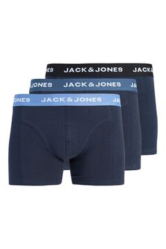 Jack & Jones Pack 3 boxers de algod&atilde;o