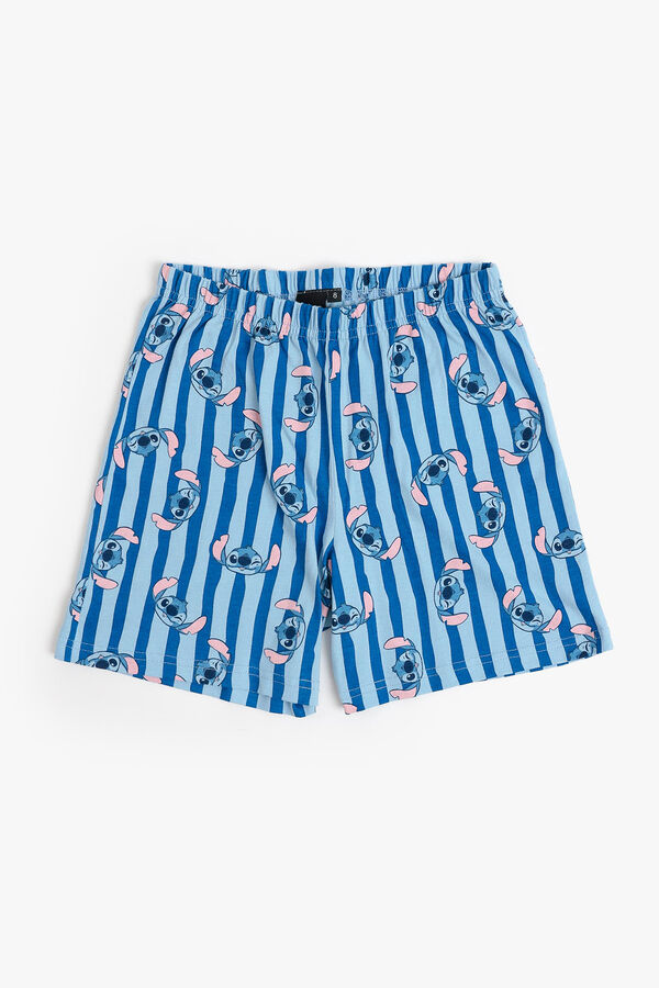 Admas Disney Stitch Waves Short Pajamas blue