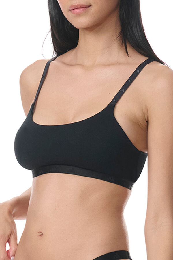 Adidas Sujetador active essential cotton  negro