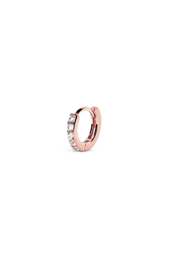 Singularu Brinco Solto Aro Cleo M Ouro Rosa rosa