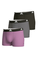 Adidas Pack de 3 boxer Adidas gris