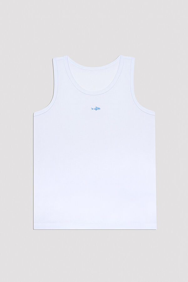 Penti Pack de 2 camisas interiores multicoloridas Tubar&atilde;o para menino estampado