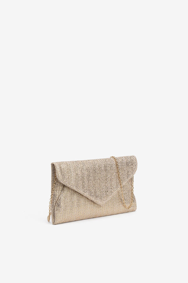 Vilanova Gold clutch bag grey