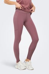 Only Play Legging con detalle Mesh fucsia
