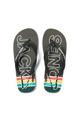 Jack & Jones Chanclas tipo flip-flop logo verde