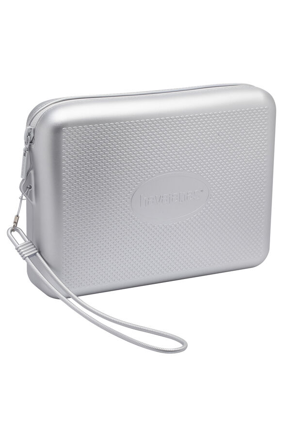 Havaianas Havaianas metallic beach vanity case  grey