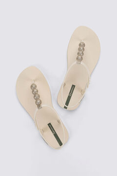 Ipanema Sand&aacute;lia com tira em T e brilho