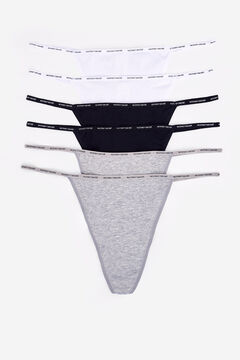 Women'secret Pakovanje od 6 pari pamučnih tangica