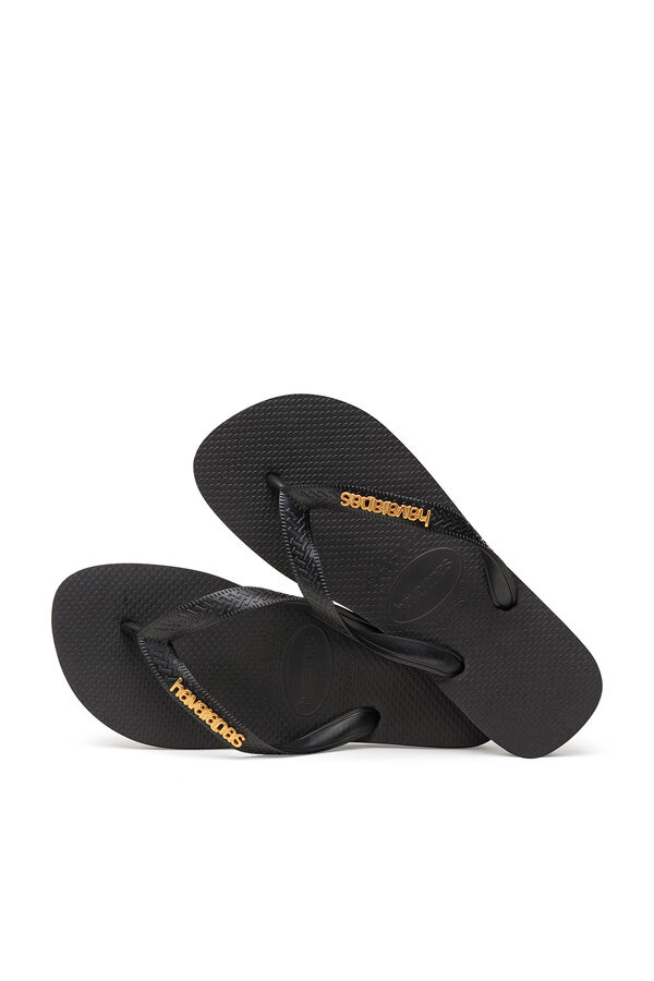 Havaianas Hav. sandals Black Metallic Logo Crna
