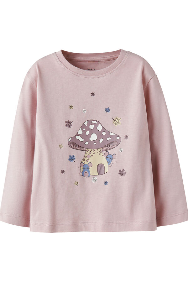 Name it Camiseta de manga larga de ni&ntilde;a rosa