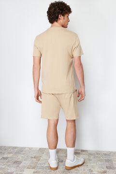 Trendyol Conjunto de pijama curto liso