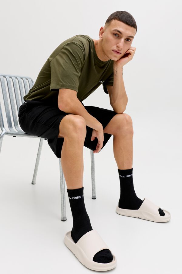 Jack & Jones Conjunto pijama corto verde