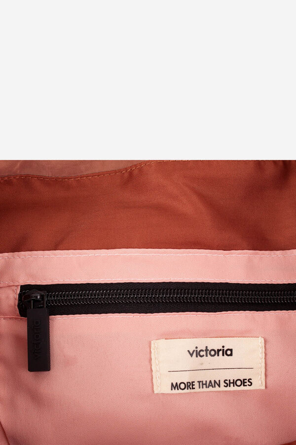 Victoria Bolso Tote Nylon Acolchado naranja