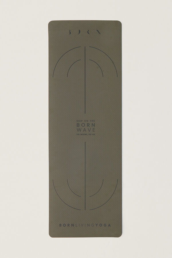 Born Living Yoga Tapete de ioga azul