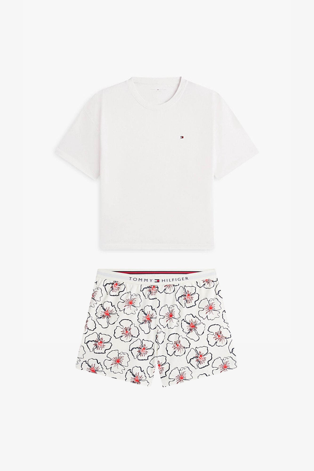 Tommy Hilfiger Conjunto pijama corto print floral
