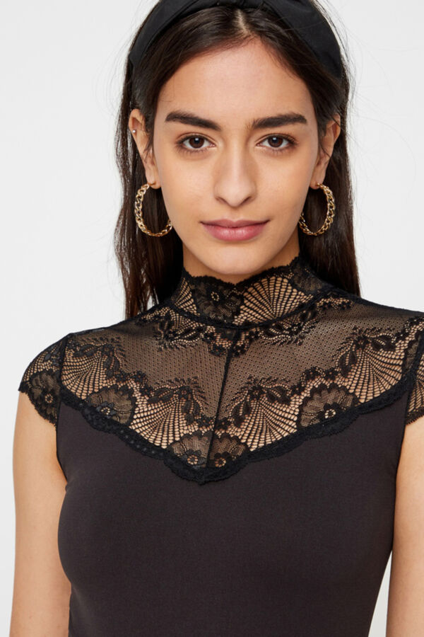 Pieces Body lingerie preto