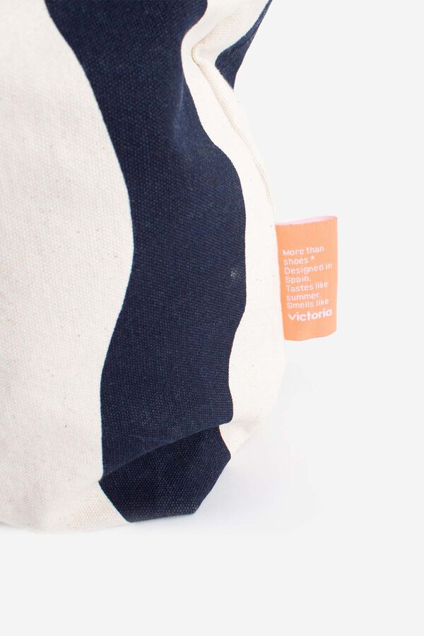 Victoria Bolso shopper lona azul