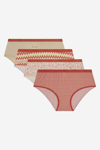 DIM Pack 4 culottes estampados