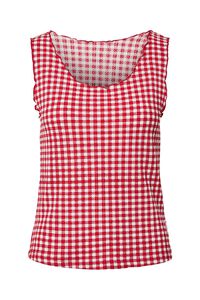 Pieces Top estampado sem mangas