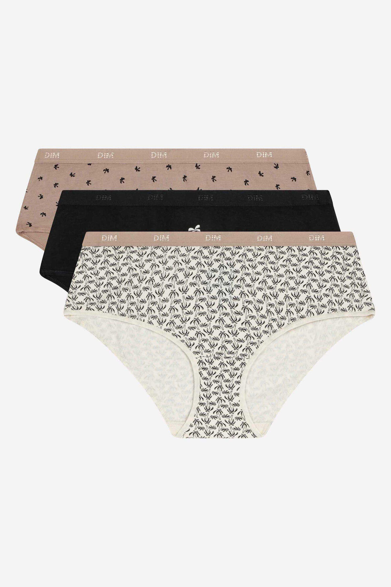 DIM Pack 3 culottes estampadas