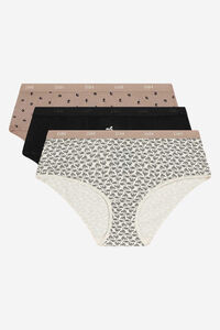 DIM Pack 3 culottes estampadas