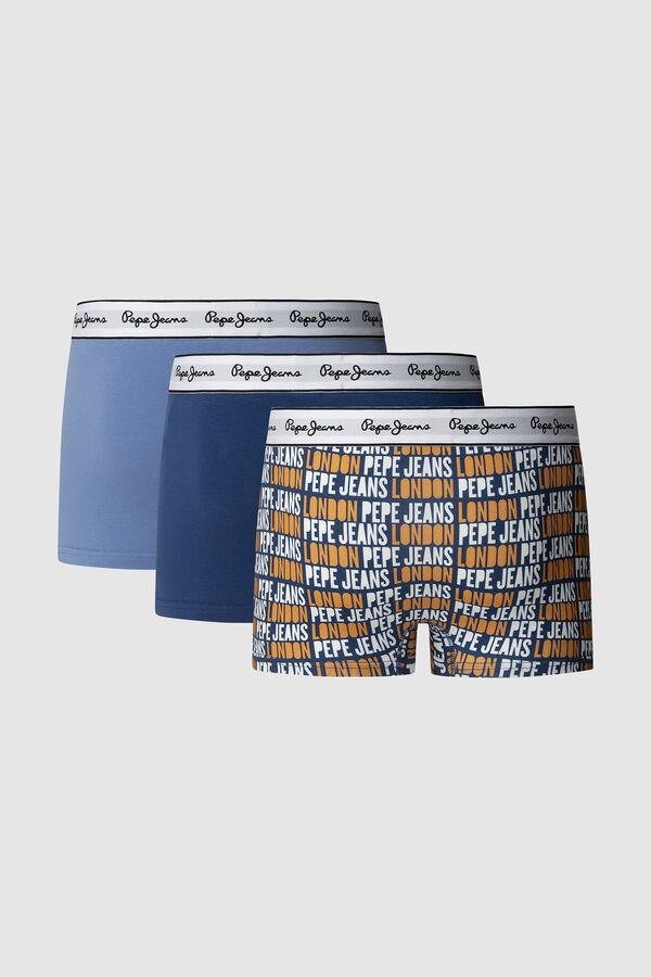 Pepe Jeans Pack of 3 boxers logo blue