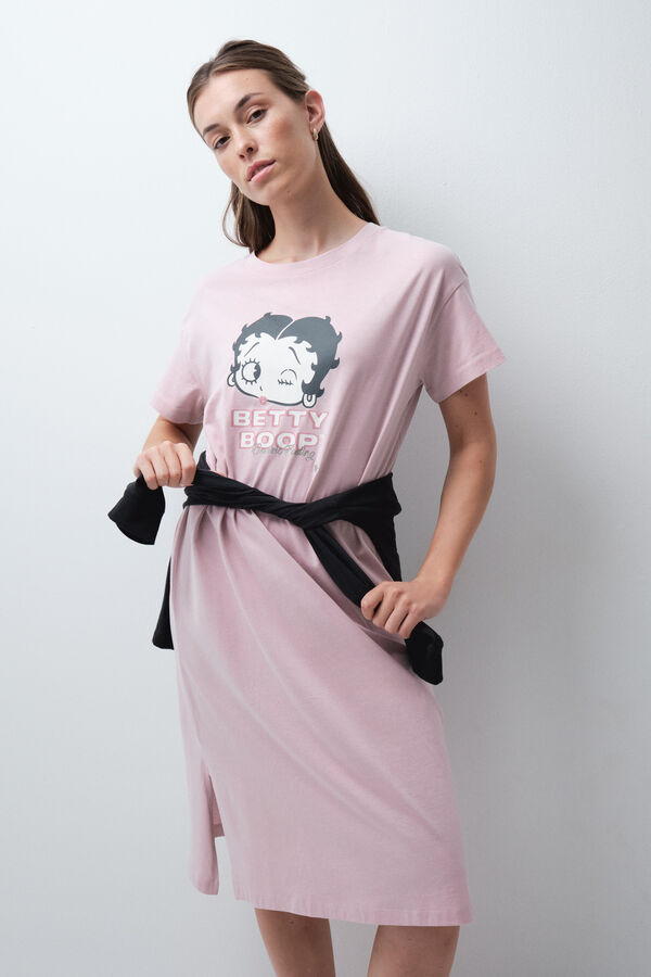 Women'secret Roze kratka spavaćica Betty Boop Roze