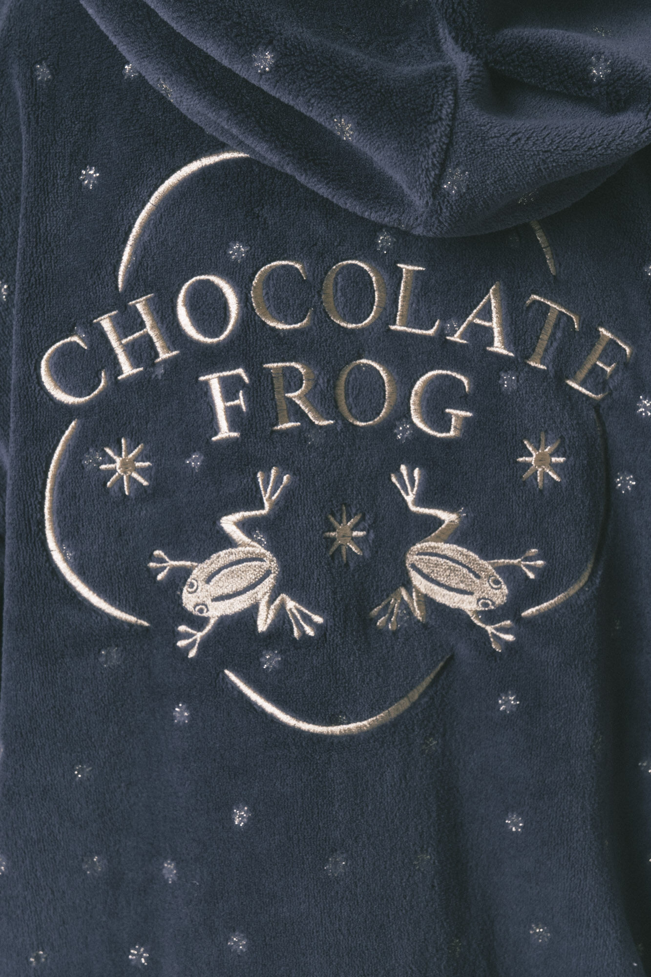 Women'secret Kratak kućni ogrtač od plavog flisa sa lureksom Harry Potter