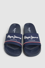 Pepe Jeans Sandalias de playa logo azul