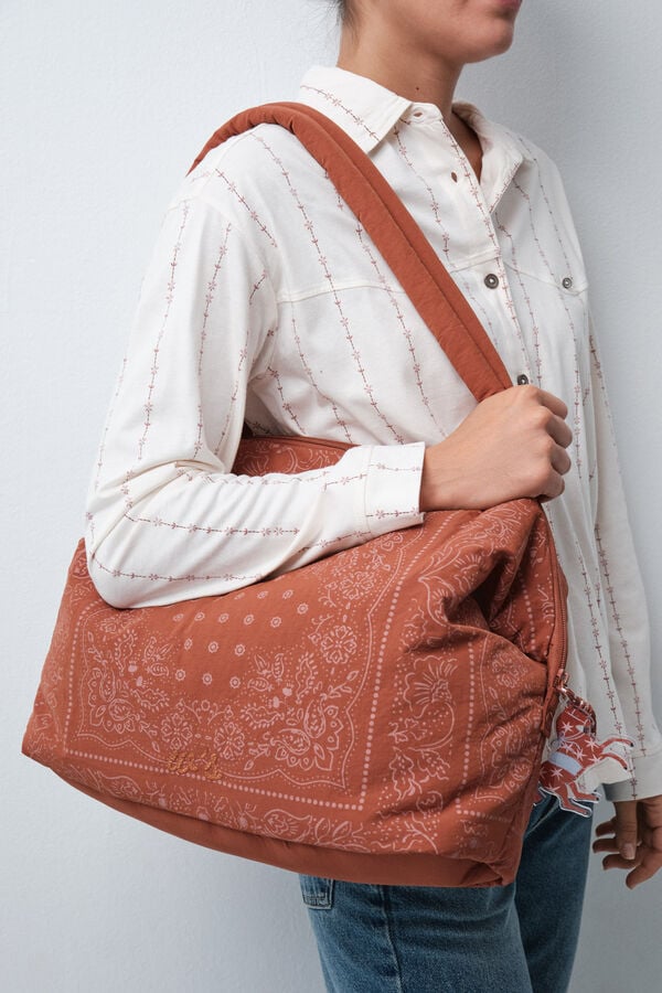 Women'secret Mala grande acolchoada bandana cru